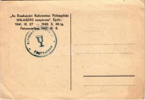 Érsekújvár, Nové Zámky; Az Érsekújvári Református Fiókegyház Hálaadás temploma. Épült 1941. IX. 27. ...