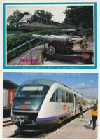 20 db MODERN külföldi vasút képeslap / 20 modern foreign railway postcards