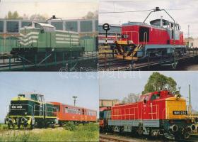 15 db MODERN magyar dízelmozdony képeslap / 15 modern Hungarian locomotive postcards