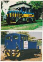 15 db MODERN magyar dízelmozdony képeslap / 15 modern Hungarian locomotive postcards