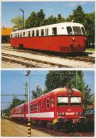 20 db MODERN villany- és dízelmozdony képeslap / 20 modern locomotive postcards