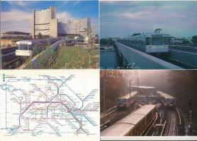 13 db MODERN berlini S-bahn és bécsi metro képeslap / 13 modern metro and train postcards
