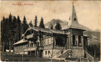 Felsőhági, Visne Hagy, Vysné Hágy (Magas-Tátra, Vysoké Tatry); Étterem / restaurant (non PC) (vágott / cut)