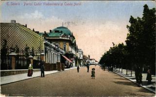 Turnu Severin, Szörényvár; Casele Aurel din Parcul Tudor Vladimirescu. Horovitz / castle, park (glue marks)