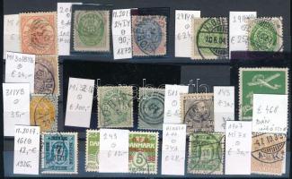 Dán összeállítás jobb bélyegekből stecklapon, 16 db bélyeg / Danish small lot, 16 stamps (Mi EUR 468...