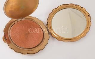 cca 1950 Kigu "Margaret Flapjack" pudrié, jelzett, d: 10 cm