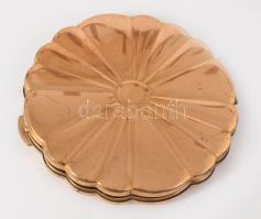 cca 1950 Kigu "Margaret Flapjack" pudrié, jelzett, d: 10 cm