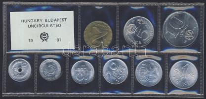 1981. 2f-10Ft 9klf db, fóliás szettben T:1