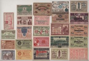 Ausztria 1919-1921 k. 24db-os vegyes szükségpénz tétel T:AU-F Austria ~1919-1921. 24pcs of various necessity notes (notgeld) C:AU-F