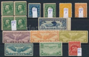 USA 12 klf bélyeg, komplett is (Mi EUR 231.-)