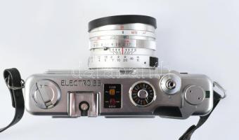 Yashica Electro 35 fényképezőgép Color-Yashion objektívvel, tokjában