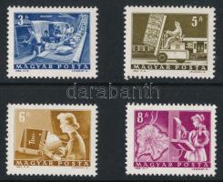 1964 Közlekedés 4 értéke C (fényes) gumizással