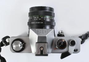 Praktica PLC2 fényképezőgép, Pentacon Electric 2.8/135 objektív + Pentacon Electric 4/200 MC objektí...