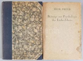 FREUD, Sigmund 2 munkája, 
Vorlesungen zur Einführung in die Psychoanalyse. Drei Teile: Fehlleistun...