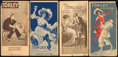 4 db Törley számolócédula