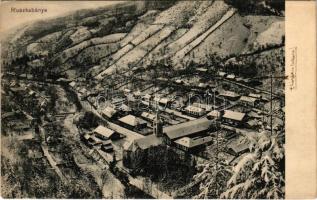 1913 Ruszkabánya, Rusca Montana; látkép. Fuchs fényképei után / view (ázott / wet damage)