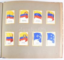 cca 1930 Die Flaggen Aller welt - aussereuropäischen Staaten (Európán kívüli államok zászlóit tartal...