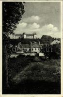 1938 Gács, Halic; vár, kastély / Halicsky kastiel / castle + "1938 Losonc visszatért" So. Stpl. (EK)