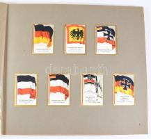 cca 1930 Die Flaggen Europas -Album 6. (Európai államok zászlóit tartalmazó cigarettakép gyűjtő albu...