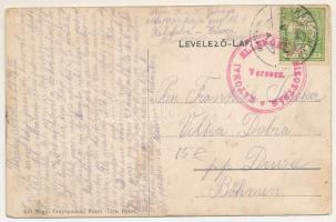 1915 Kákófalva, Kakova, Cacova, Gradinari; Fő utca / Strada principala / main street + "Katonai...