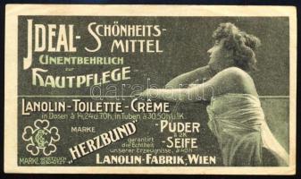 "Ideal", Lanolin-Fabrik Wien számolócédula