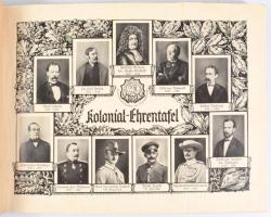 1933 Deutsche Kolonien - Német gyarmatok Gyűjtőalbum komplett, 270 címkével. kiadói papírkötésben / ...