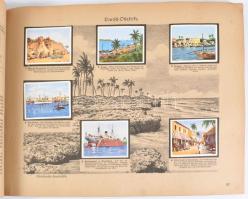 1933 Deutsche Kolonien - Német gyarmatok Gyűjtőalbum komplett, 270 címkével. kiadói papírkötésben / ...