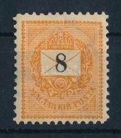 1889 8kr 11 1/2 fogazással, POSTATISZTA, luxus minőségben