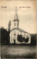 1911 Tarcafő, Toriszka, Torysky; Görögkatolikus templom / Greek Catholic church (vágott / cut)
