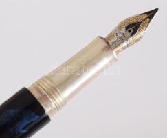 Monte Grappa 1912 Mediterranean Blue töltőtoll 925-ös ezüst (Ag) részekkel, kísérőfüzettel, tokkal, ...