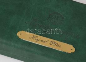 Monte Grappa 1912 Mediterranean Blue töltőtoll 925-ös ezüst (Ag) részekkel, kísérőfüzettel, tokkal, ...