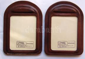 2 db bőrből készült kézműipari fényképtartó