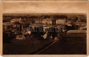 1938 Léva, Levice; látkép / general view + "1938 Léva visszatért" So. Stpl. (EM)