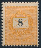 1898 8kr szépen elfogazott bélyeg, 12 : 11 3/4 fogazással, POSTATISZTA, luxus minőségben (34.000)