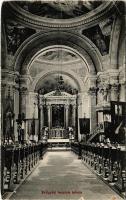 1911 Szőgyén, Szölgyén, Svodín; Templom belső. Zoller József kiadása, fogyasztási szövetkezet kiadványa / church interior (kis szakadás / small tear)