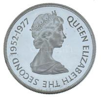 Mauritius 1977. 25R Ag "II. Erzsébet / Ezüst jubileum" kapszulában, dísztokban T:PP ködösö...