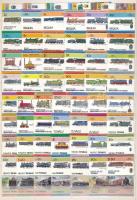 218 klf vasút motívum bélyeg