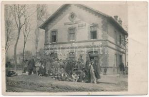 Csárdaszállás, Köröstarcsai tanyák vasútállomás. photo (ragasztónyom / glue marks)