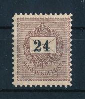 1889 24kr elfogazva, 11 1/2 fogazással, POSTATISZTA, luxus minőségben (22.000)