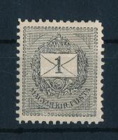 1889 1kr centrált, 11 1/2 fogazással, POSTATISZTA, luxus minőségben