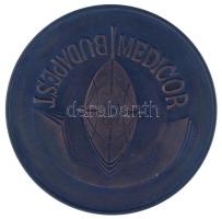 1982. "Medicor Budapest / Conferentia Traumatologica Pécs 1982" kétoldalas bronz emlékérem...