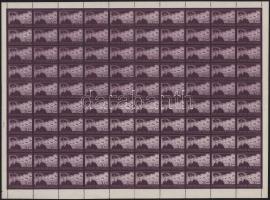 1943 Repülő alap hajtott teljes ív, a 11. ívhelyen lemezhibával (fogelválások / aparted perfs.)