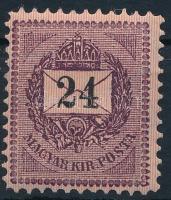1888 Sztereo 24kr enyhén elfogazva, POSTATISZTA, luxus minőségben (30.000)