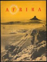 ca 1940 Afrika A Wehrmacht afrikai harcait bemutató képes füzet 24p. Beszakadással a címlapon. / ca 1940 Africa Illustrated booklet showing the Wehrmacht's battles in Africa, 24 pages. With a tear on the title page.