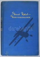 Ernst Udet Mein Fliegerleben 78 képpel. Verlag Ullstein 1937. Kiadói egészvászon kötésben