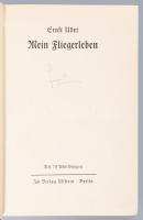 Ernst Udet Mein Fliegerleben 78 képpel. Verlag Ullstein 1937. Kiadói egészvászon kötésben
