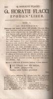 Horatius, Quintus Flaccus: Eclogae cum scholiis veteribus castigavit et notis illustravit Gulielmus ...