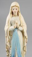 Festet gipsz Mária szobor, m: 22,5 cm