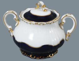 Zsolnay Pompadour mintás kávés készlet, teljes, jelzett, hibátlan