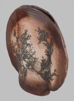 Szemereki Teréz levélmintás váza, jelzett, mázhibákkal, 30x29 cm